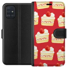 Gustaf - Pl&aring;nboksfodral till Samsung Galaxy A51 med T&aring;rta