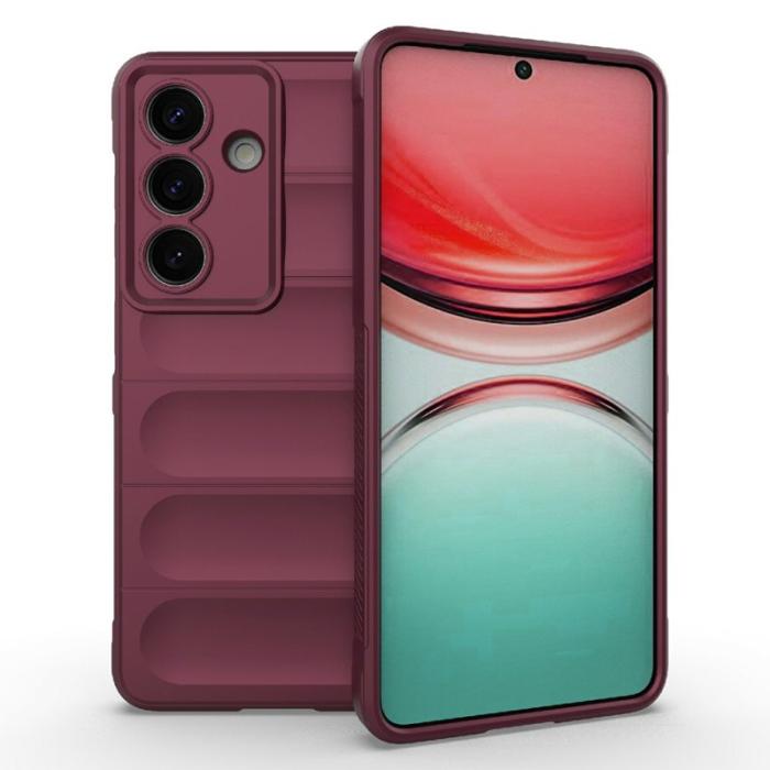OEM - Samsung Galaxy S26/S26 Pro Skal Anti-Drop Mjuk TPU - Vinröd