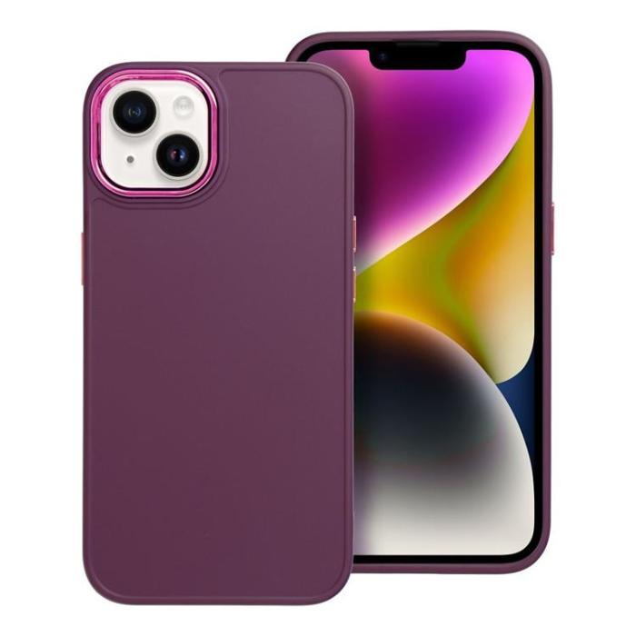 OEM - iPhone 14 Mobilskal Frame - Lila