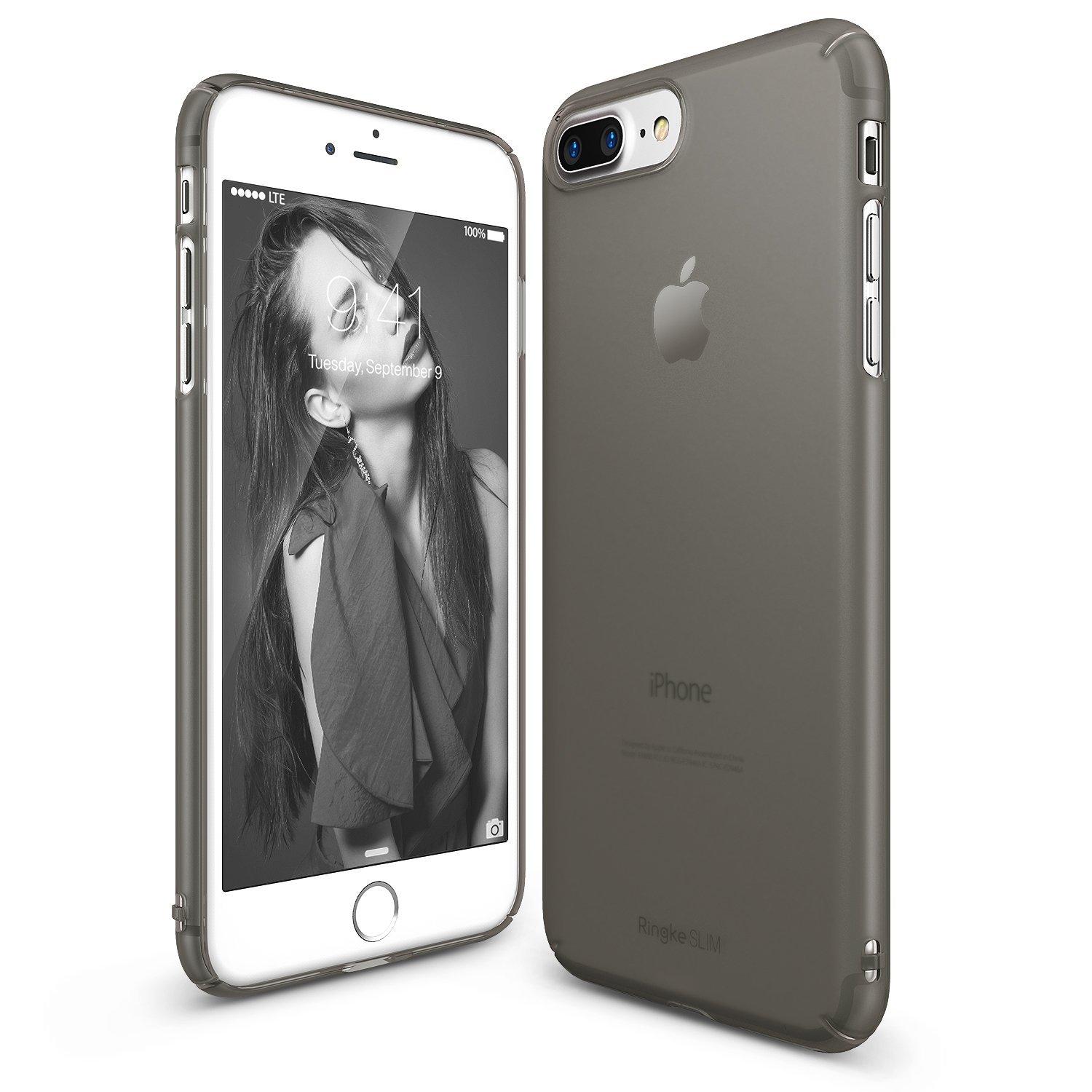 Ringke Slim Skal till Apple iPhone 7 Plus - Frost Black | 2353 | AlltMobil