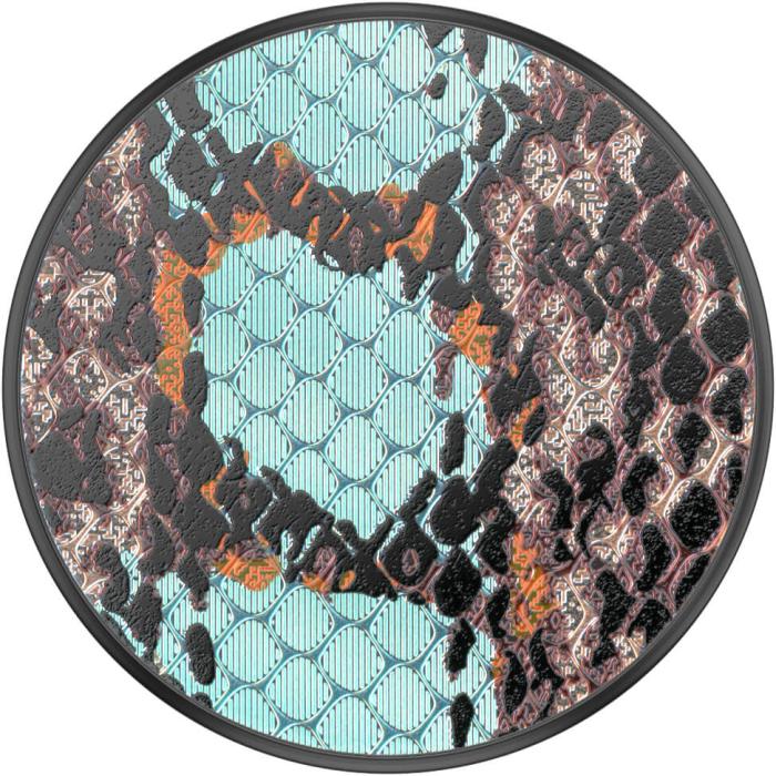 PopSockets - POPSOCKETS Embossed Metal Water Snake Avtagbart Grip