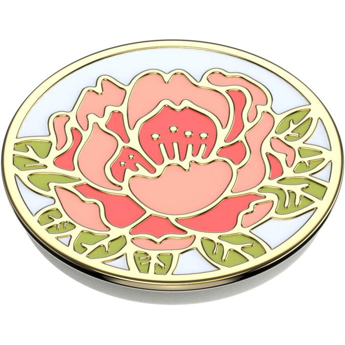 PopSockets - POPSOCKETS Enamel Blooming Peony Pink Avtagbart Grip