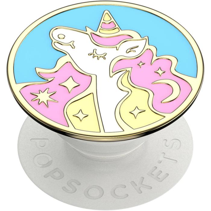UTGATT1 - POPSOCKETS Enamel Mane Event Pink Avtagbart Grip