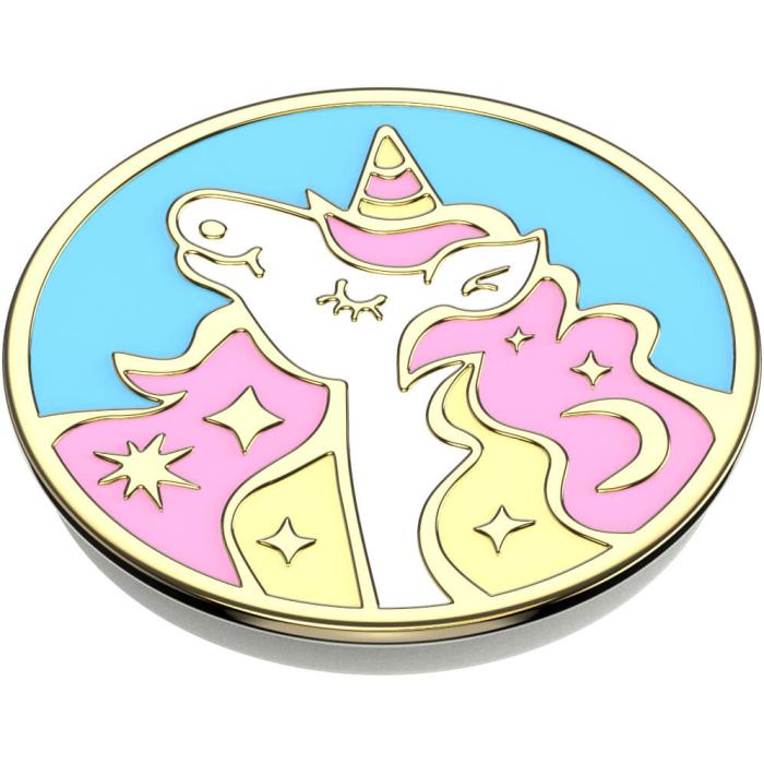 UTGATT1 - POPSOCKETS Enamel Mane Event Pink Avtagbart Grip