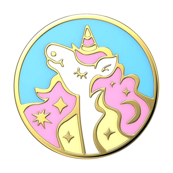 UTGATT1 - POPSOCKETS Enamel Mane Event Pink Avtagbart Grip