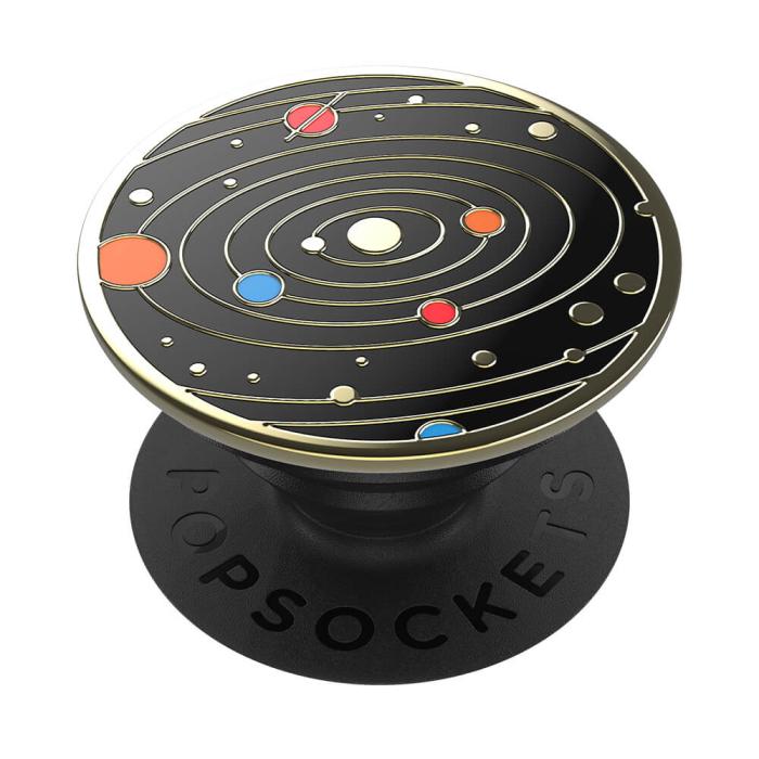 PopSockets - POPSOCKETS Enamel Solar flare Black Avtagbart Grip