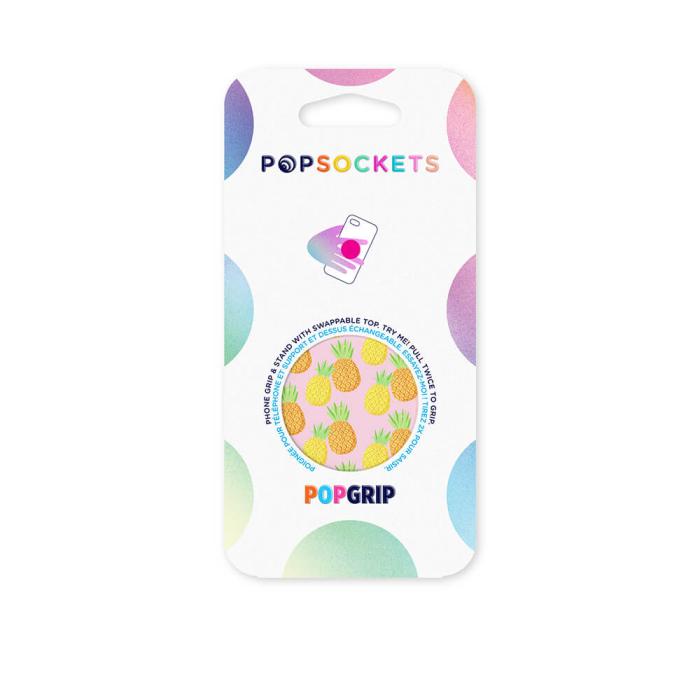 UTGATT - POPSOCKETS Fineapple Avtagbart Grip med Ställfunktion