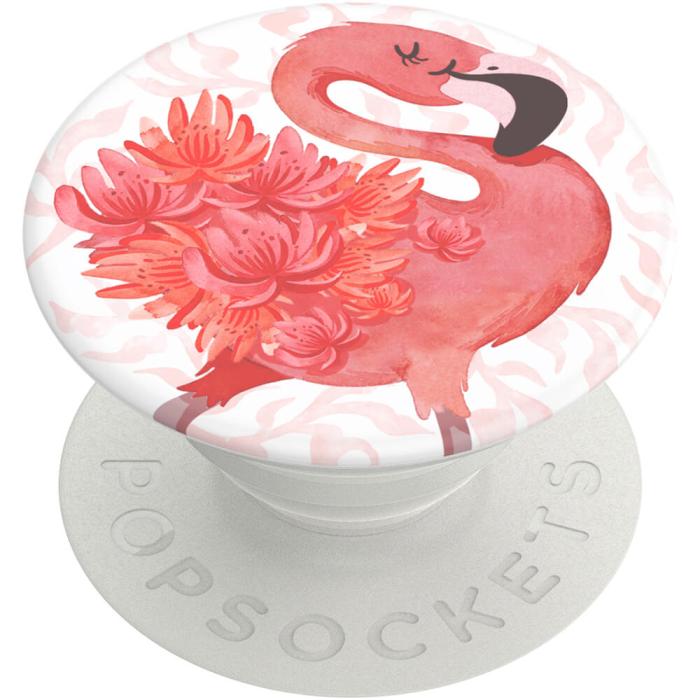 UTGATT1 - POPSOCKETS Flamingo a Go Go Avtagbart Grip med Ställfunktion
