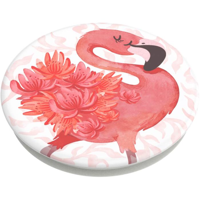 UTGATT1 - POPSOCKETS Flamingo a Go Go Avtagbart Grip med Ställfunktion