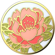 PopSockets - POPSOCKETS Enamel Blooming Peony Pink Avtagbart Grip