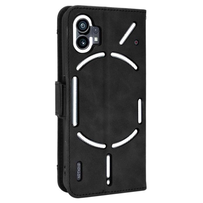 A-One Brand - Nothing Phone 1 Plånboksfodral PU Läder - Svart