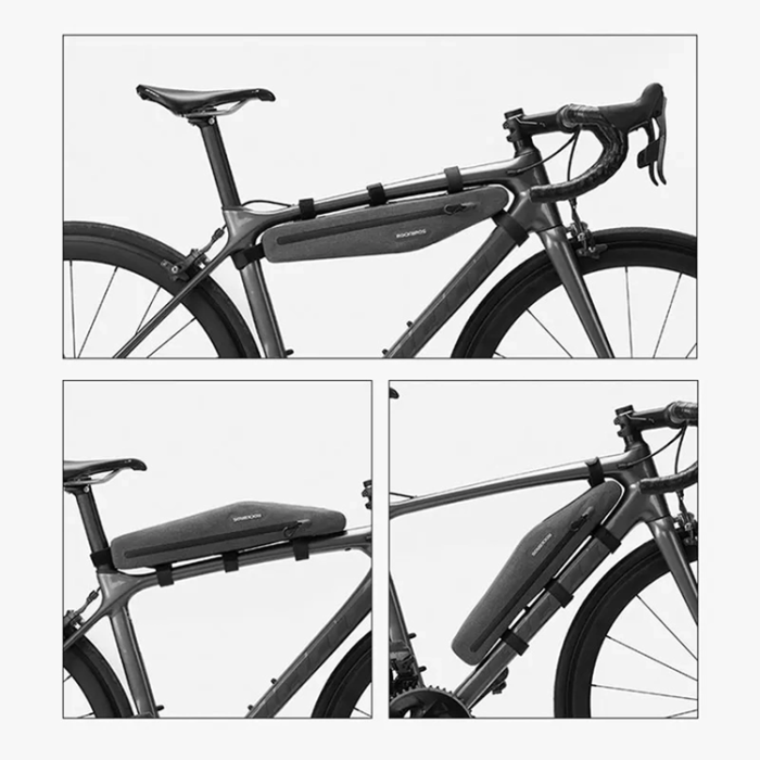 Rockbros - Rockbros AS-052 Vattentät Cykelväska För Ram - Grå