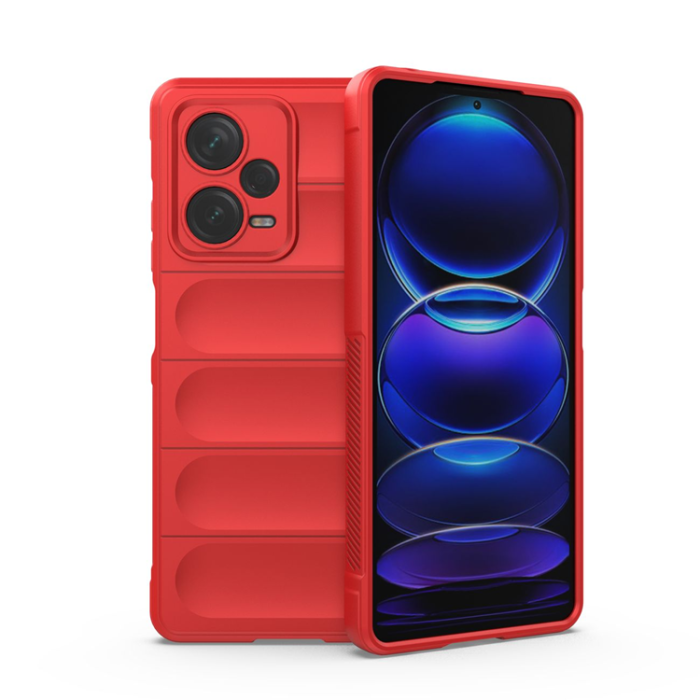 OEM - Xiaomi Redmi Note 12 Pro Plus Mobilskal Magic Shield - Röd
