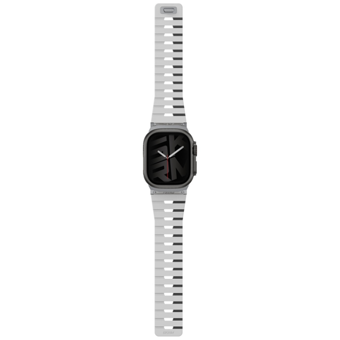 Skinarma - Skinarma Apple Watch 49/46/45/44 Armband Gemini - Chalk