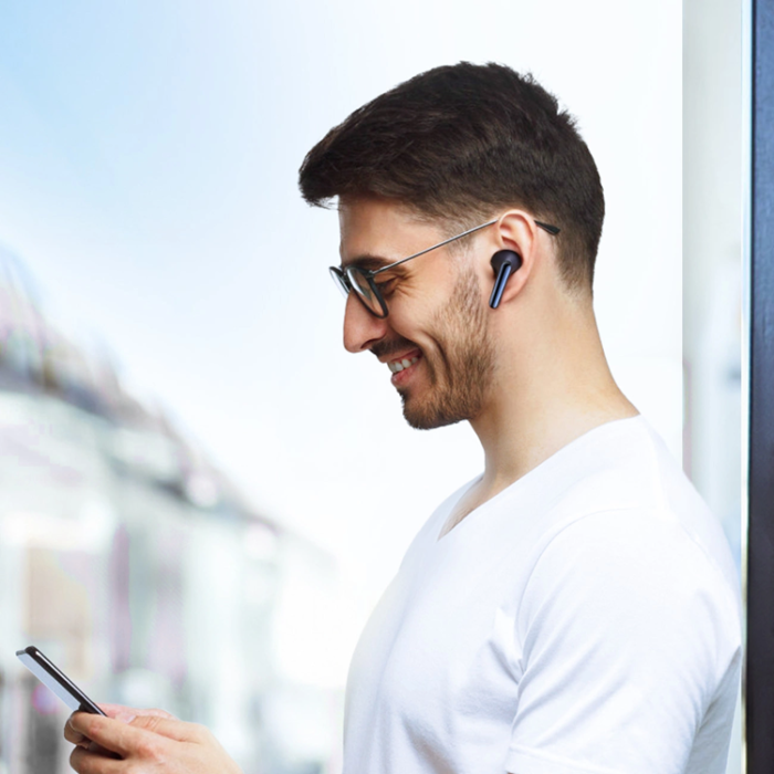 Joyroom - Joyroom TWS In-Ear Hörlurar Bluetooth 5.4 ANC IP54 - Svart