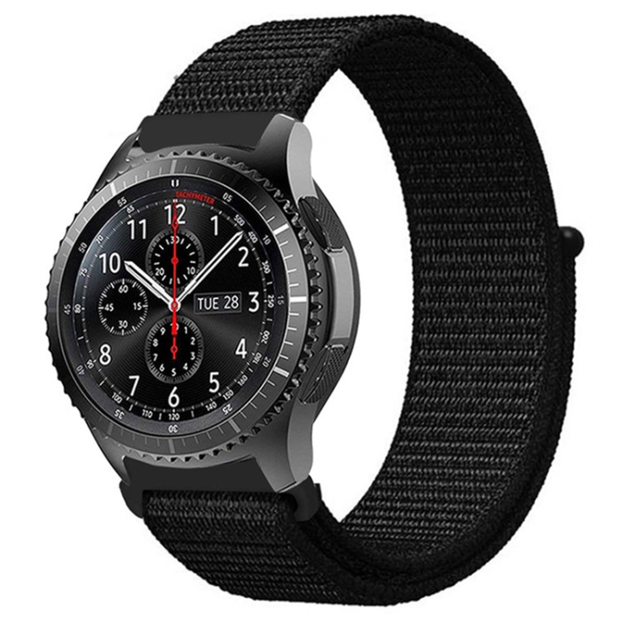 KALEBOL - Kalebol Galaxy Watch 6/6 Classic Armband Nylon Loop - Svart