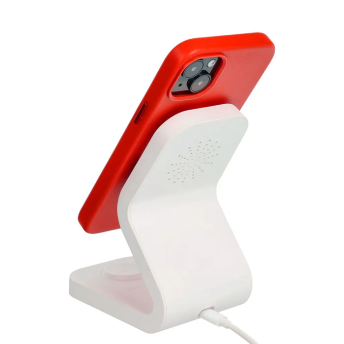 OEM - iPhone 16 Mobilskal Magsafe Läder - Röd