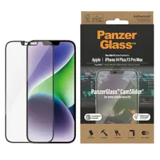 PanzerGlass - PanzerGlass iPhone 14/13 Pro Max Sk&auml;rmskydd CamSlider Anti-bac
