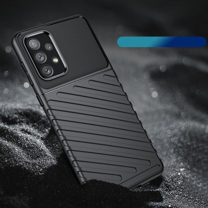 OEM - Galaxy A73 Thunder Flexible Skal - Svart