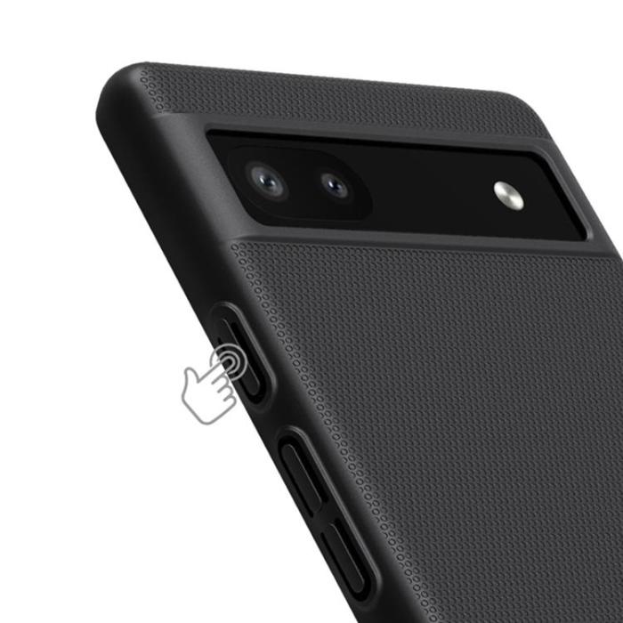 Nillkin - Nillkin Google Pixel 6a Mobilskal Super Frosted Shield - Svart