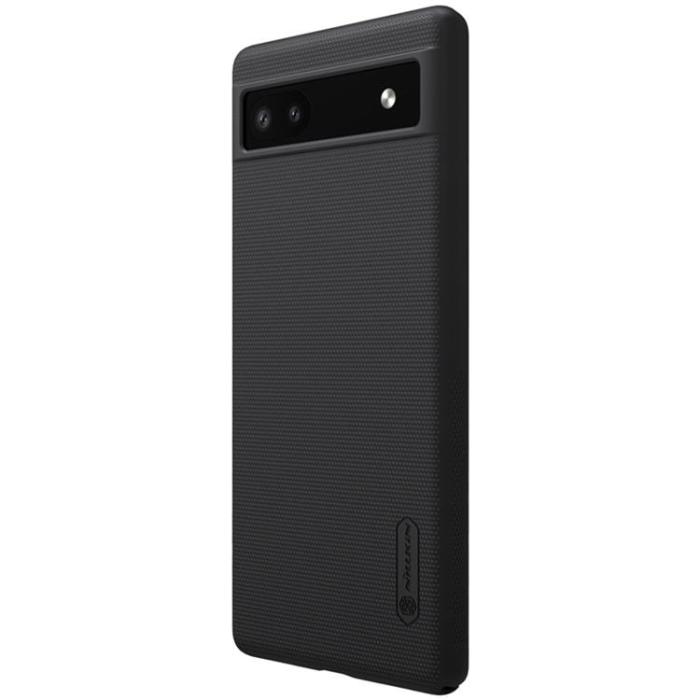 Nillkin - Nillkin Google Pixel 6a Mobilskal Super Frosted Shield - Svart