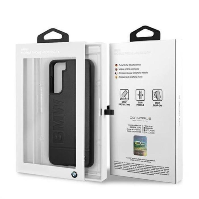 BMW - BMW Signature Logo Imprint Skal Galaxy S21 Plus - Svart 