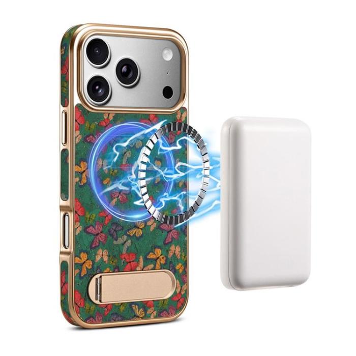 DENIOR - DENIOR iPhone 17 Pro Max Mobilskal MagSafe A25+4 - Grön