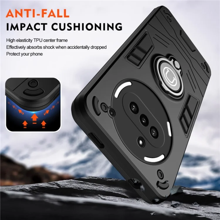 A-One Brand - Nothing Phone (3a) Mobilskal Camshield Kickstand - Svart