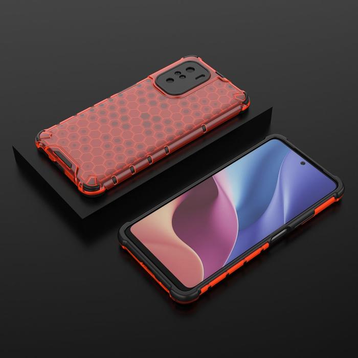 OEM - Honeycomb Armor Bumper Skal Redmi Poco J2 - Röd