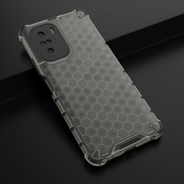 OEM - Honeycomb Armor Bumper Skal Redmi Poco J2 - Svart