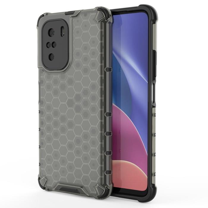 OEM - Honeycomb Armor Bumper Skal Redmi Poco J2 - Svart
