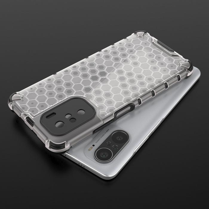 OEM - Honeycomb Armor Bumper Skal Redmi Poco J2 - Transparent