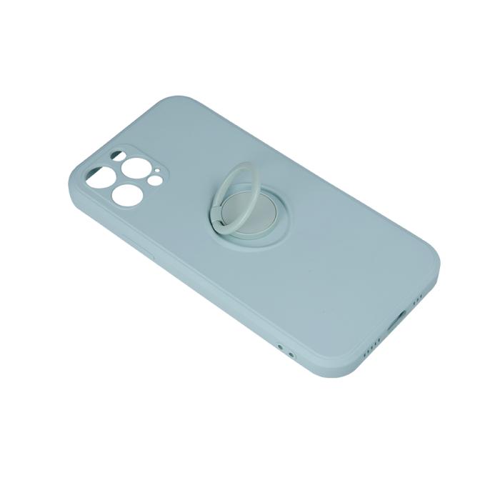 OEM - iPhone 14 fodral med fingerhållare - Ljusgrön