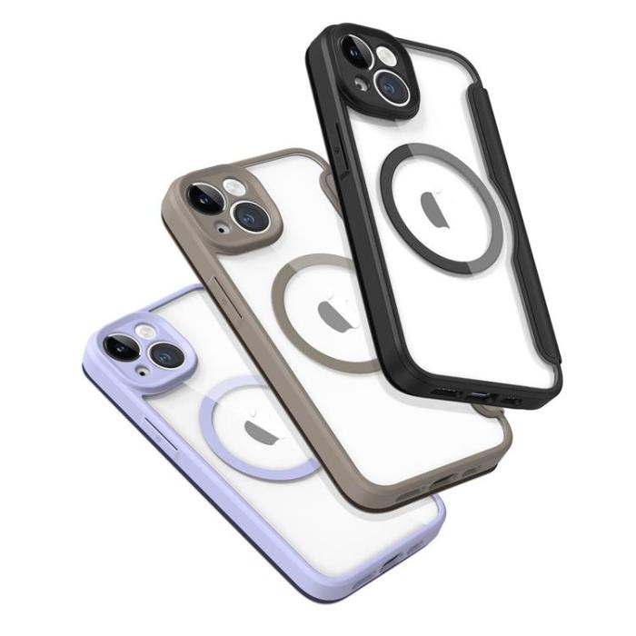 Dux Ducis - Dux Ducis iPhone 14 Plus Plånboksfodral Magsafe Skin X Pro - Svart