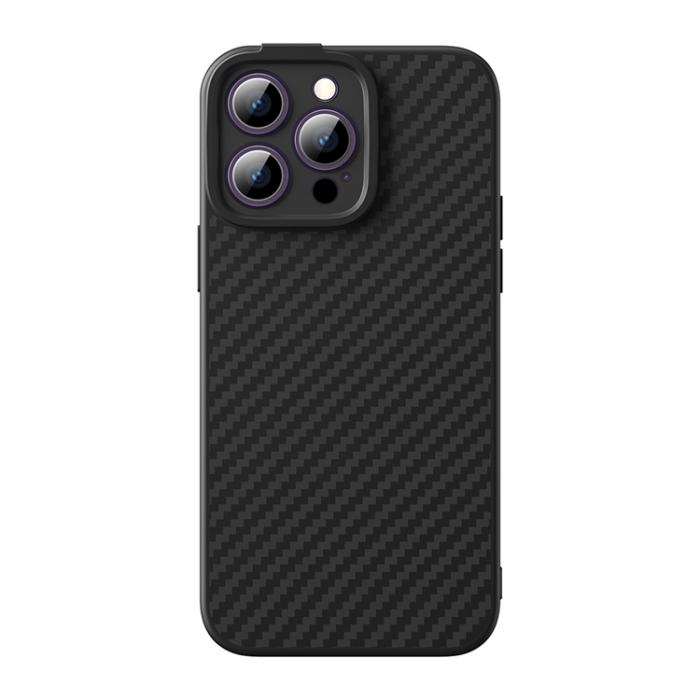 BASEUS - Baseus iPhone 14 Pro Max Mobilskal MagSafe Synthetic Fiber
