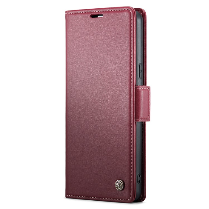 Caseme - Caseme Google Pixel 7A Plånboksfodral RFID Litchi - Röd