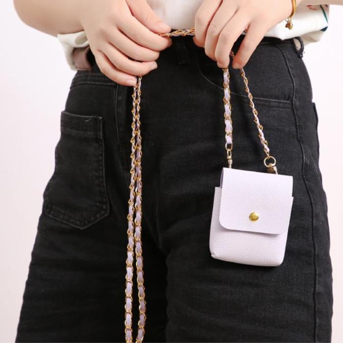 A-One Brand - Galaxy Z Flip 4/Z Flip 3 Halsbandsfodral Crossbody - Lila