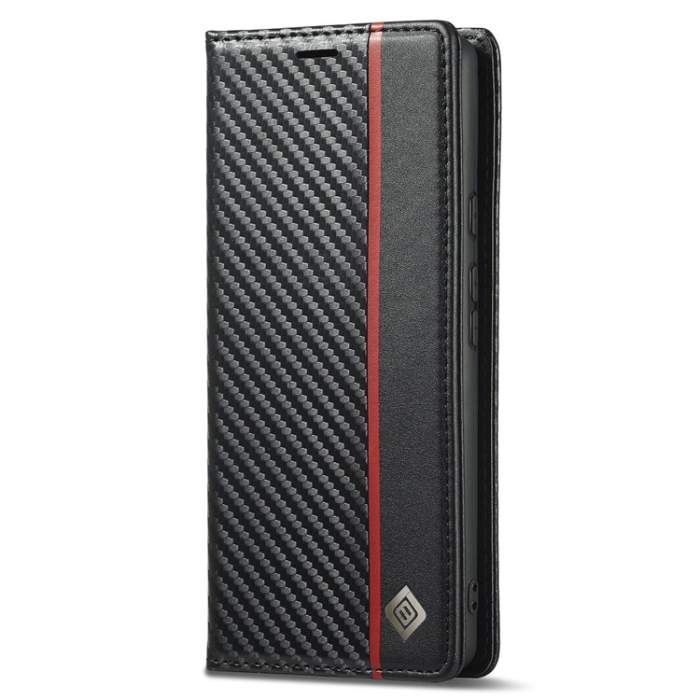 LC.imeeke - LC.IMEEKE Google Pixel 7A Plånboksfodral Carbon Fiber - Svart