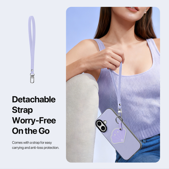 Dux Ducis - DUX DUCIS iPhone 17 Mobilskal med Fingerring/Rem Luvy Series