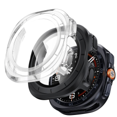 Tech-Protect - [2-Pack] Tech-Protect Skal F&ouml;r Galaxy Watch Ultra 2 (47mm) Defense - Svart/Clear