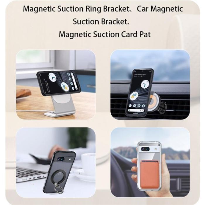 A-One Brand - Google Pixel 8A Mobilskal Magsafe Dual Layer Magnetic - Svart
