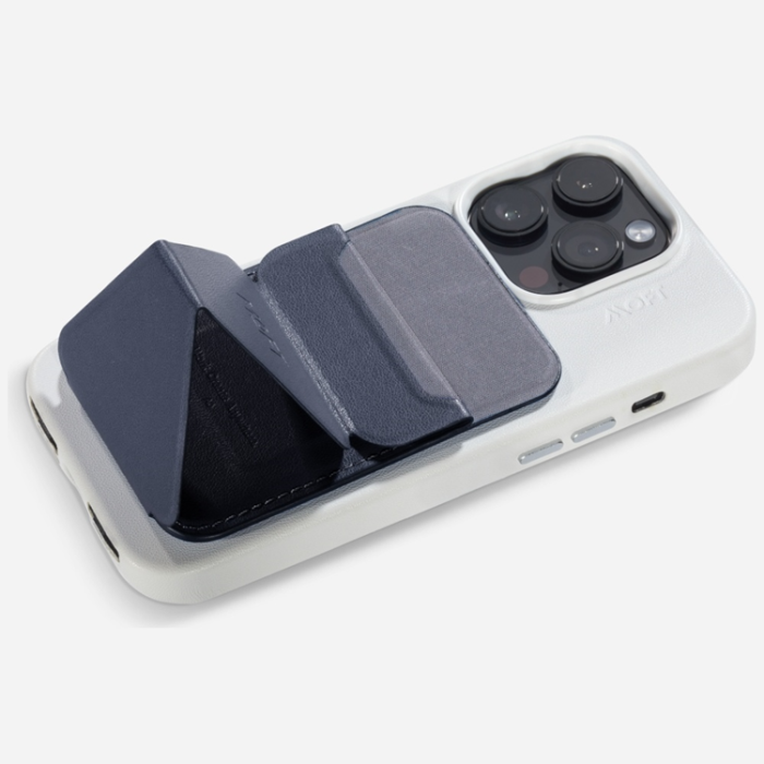 Moft - Moft MagSafe Korthållare Movas Snap-On - Marinblå