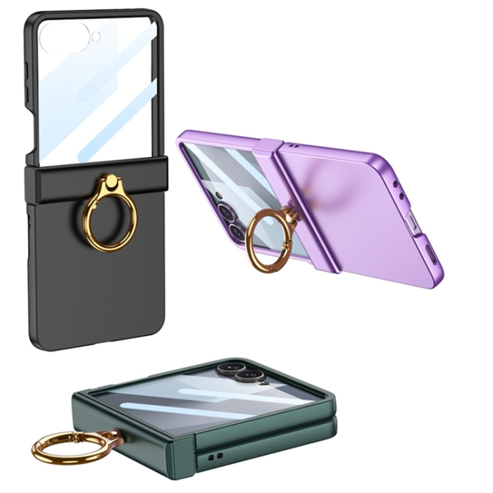 GKK - GKK Galaxy Z Flip 7 Mobilskal Ultratunt Ringstöd - Grön