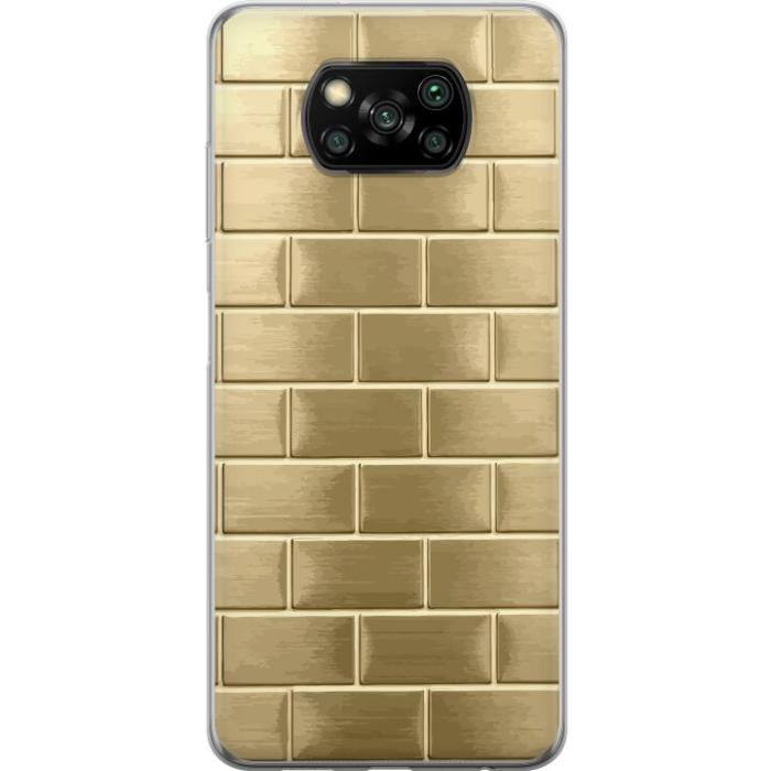 iSecrets - Mobilskal till Xiaomi Poco X3 NFC med Gyllene Murstenar