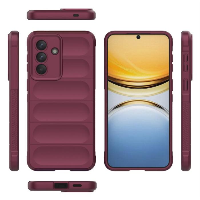 OEM - Mobilskal till Samsung Galaxy A57 Plast Anti-Drop - Vinröd