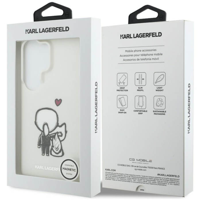 KARL LAGERFELD - Karl Lagerfeld Mobilskal För Galaxy S26 Ultra MagSafe IML Karl&Choupette