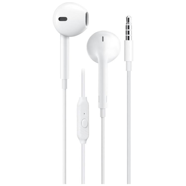 Blue Star Trådbunden Hörlurar Jack 3.5 mm Mikrofon PA-E65 1.2m | 505771 | AlltMobil