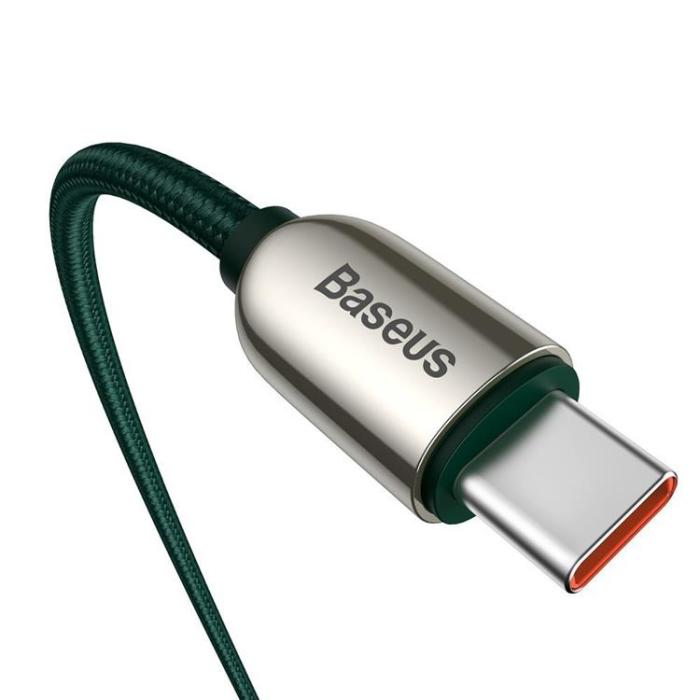 BASEUS - Baseus USB-C till USB-C kabel 100W 1m - Vit