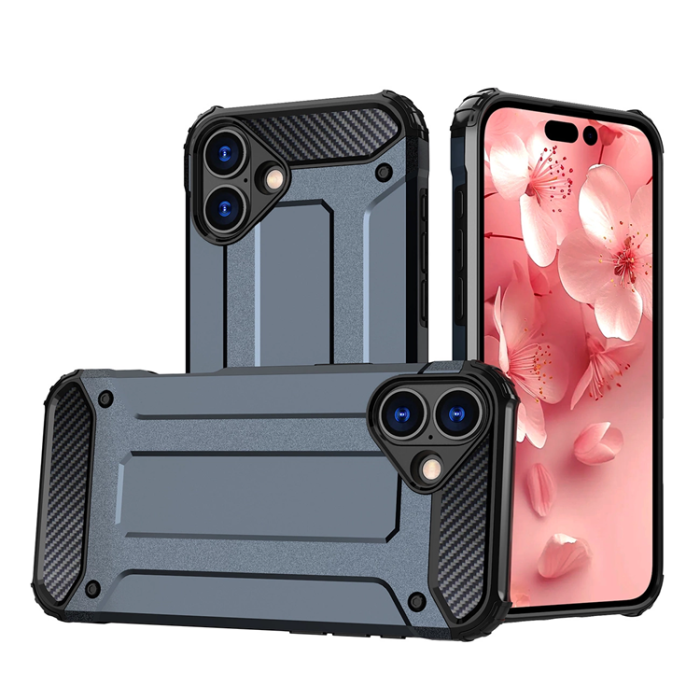 OEM - iPhone 16 Mobilskal Hybrid Armor - Blå