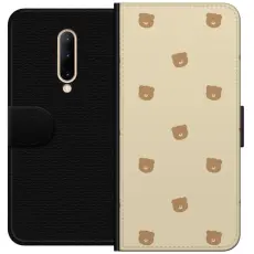 Gustaf - Pl&aring;nboksfodral till OnePlus 7 Pro med Bj&ouml;rnm&ouml;nster